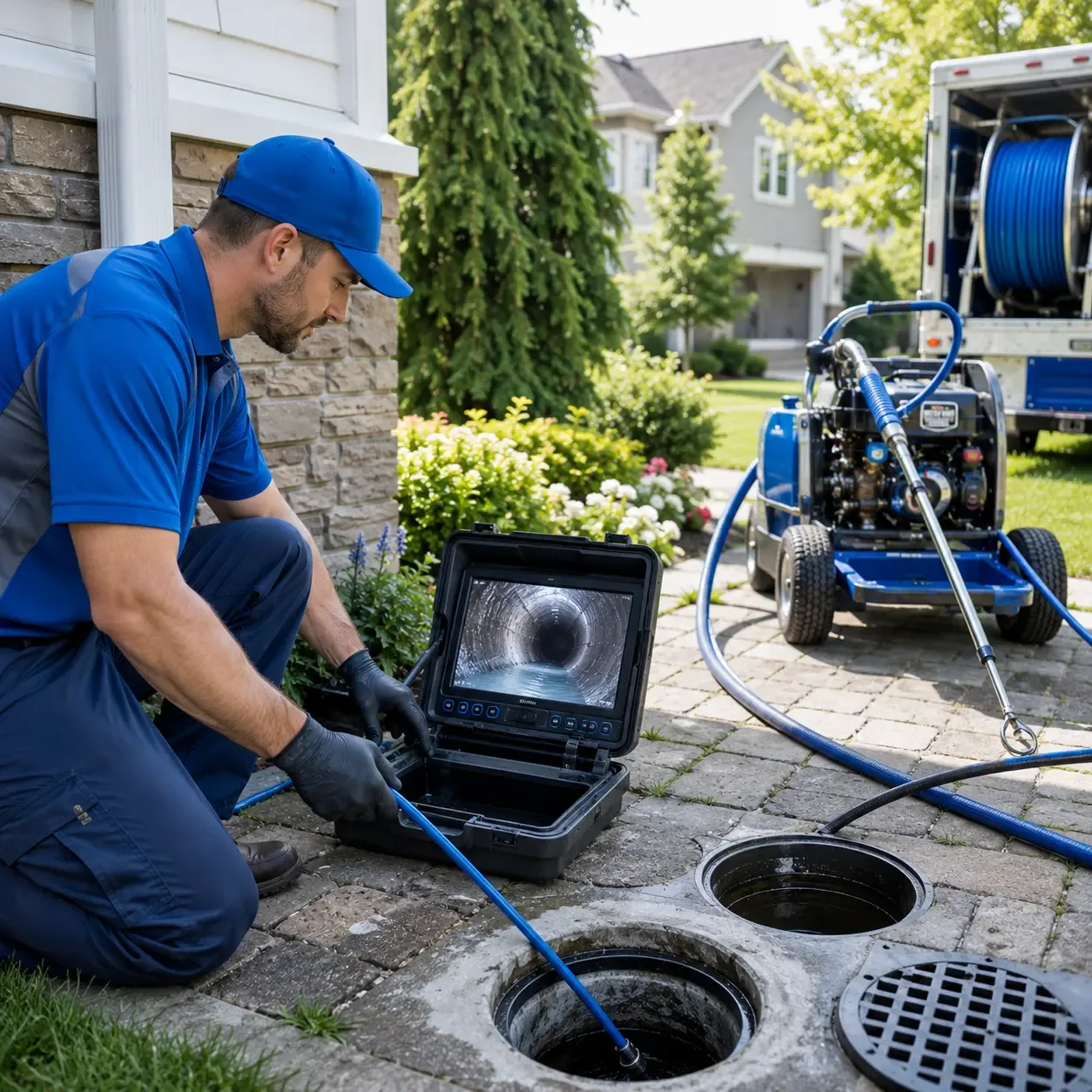 Outdoor drain cleaning professionals serving Lowes, KY